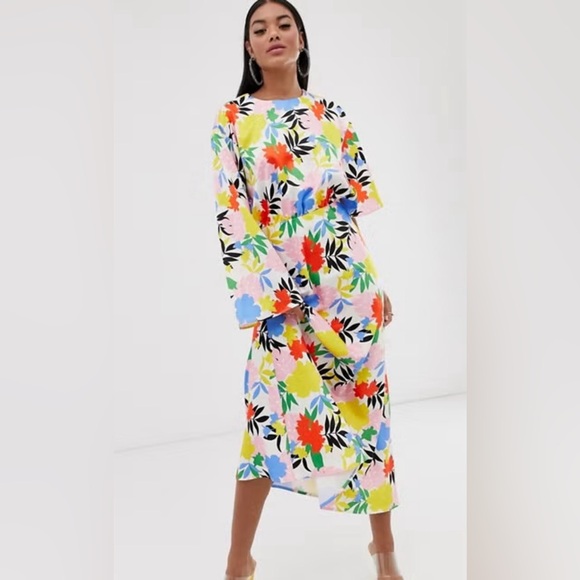 ASOS Dresses & Skirts - ASOS Gorgeous Colorful Floral Maxi Dress